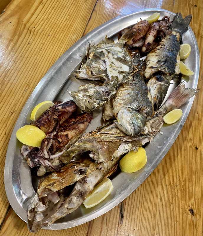 konoba skojera grilled fish platter