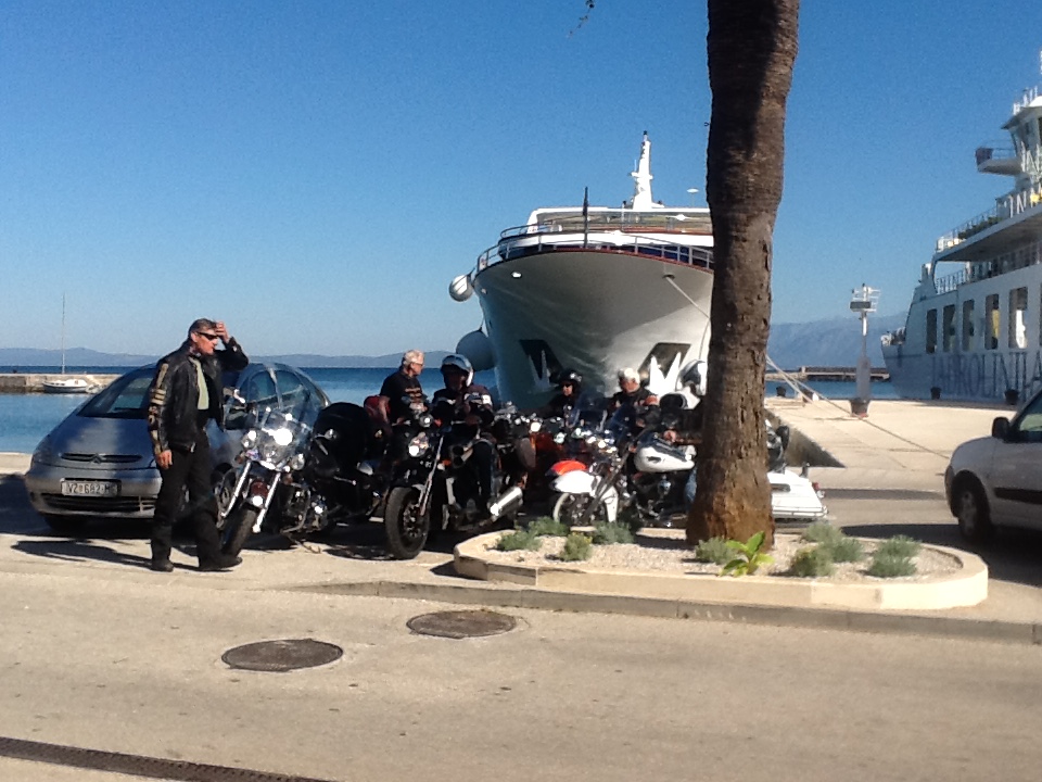 Bicyclist and Motorcyclist
