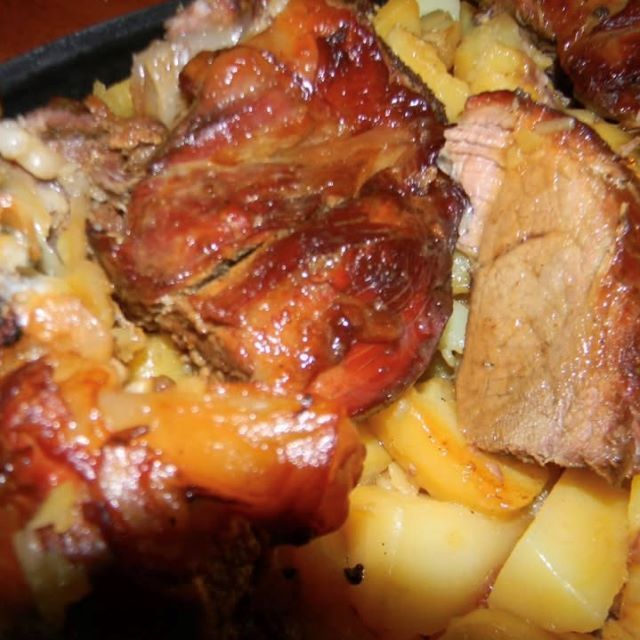 Meat under Peka Veal or/and Lamb