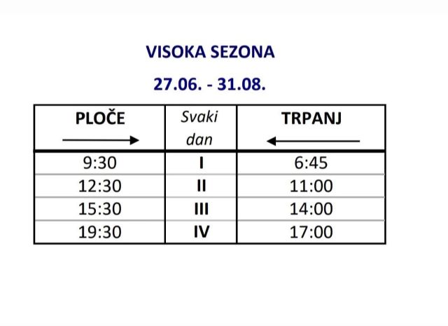 Ferry Sailinmg Schedule