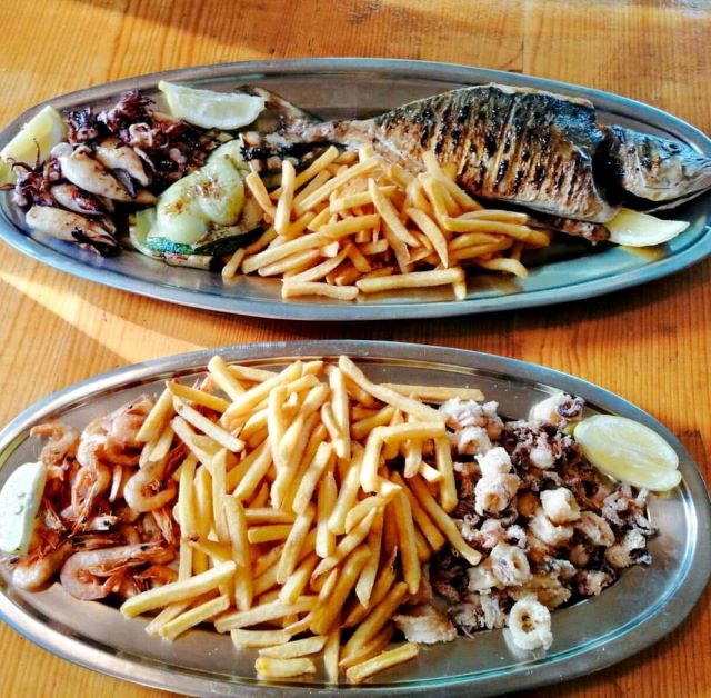 Daily fresh fish and meat