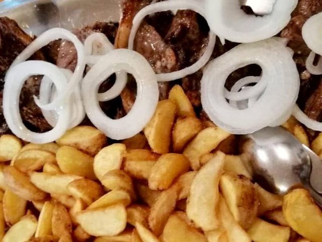 Daily fresh fish and meat