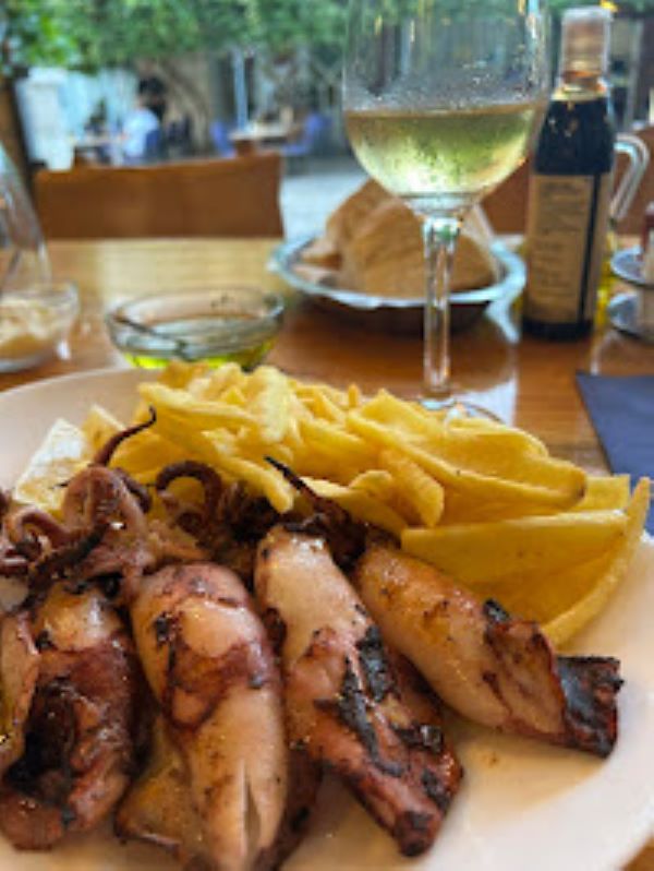 grilled adriatic calamari