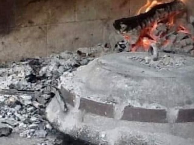 Meat And Potatoes Under Peka