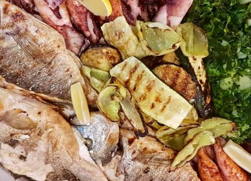 Friday Special grilled fish platter Škojera