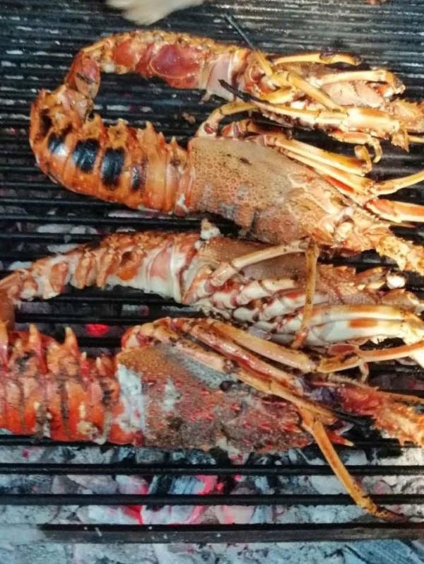 grilled lobster Orson Welles style