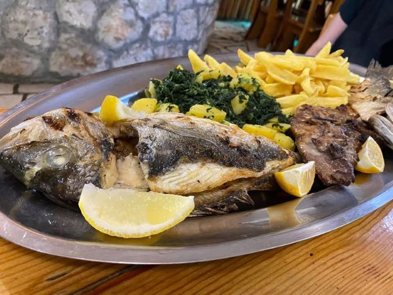 grilled fish trpanj